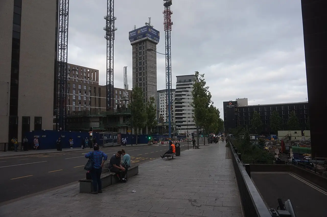 Shops on the Priory Queensway in the city centre