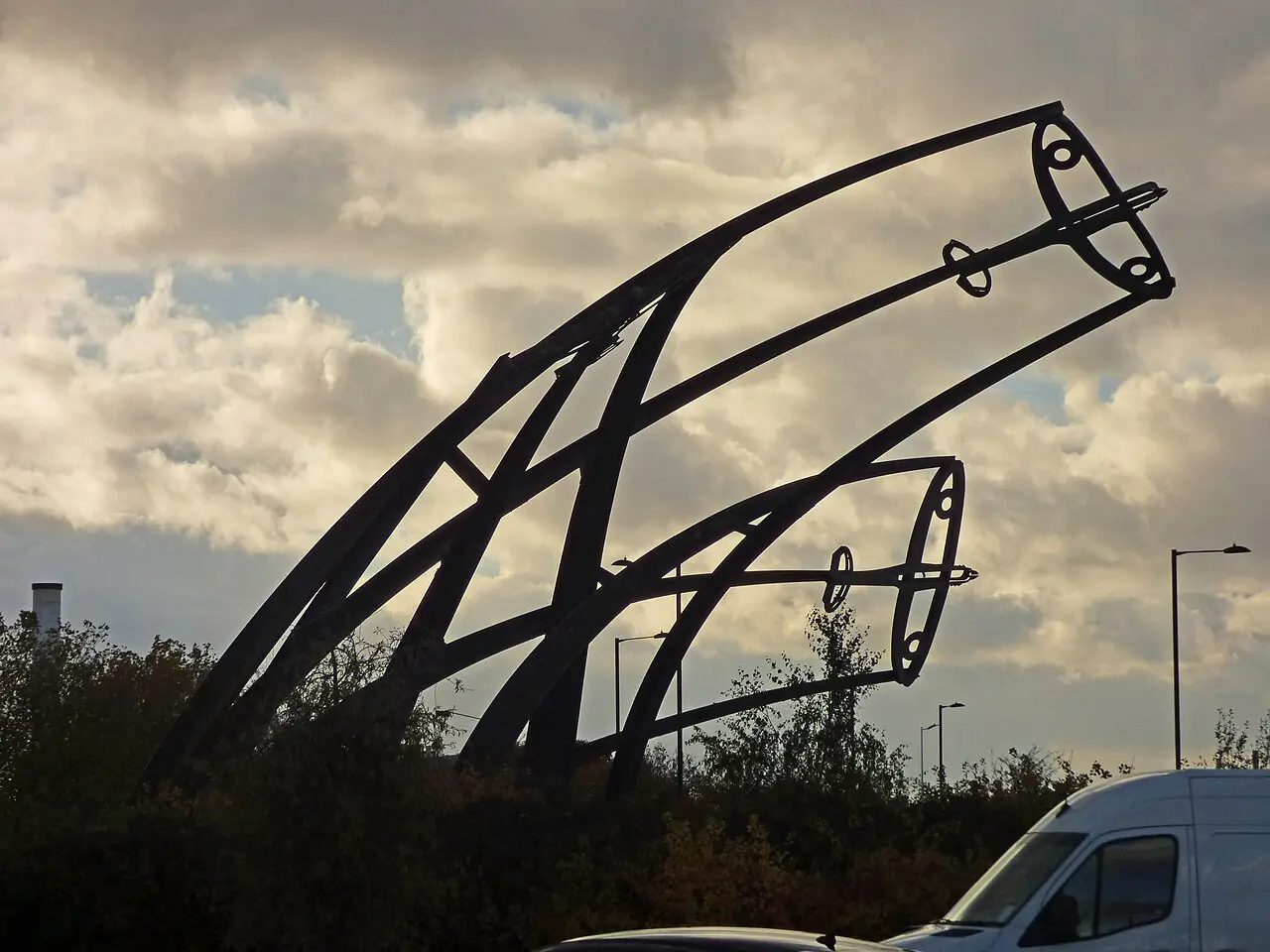 The Sentinel Spitfire sculpture at Castle Vale