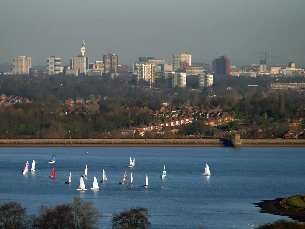 Birmingham skyline from the south west