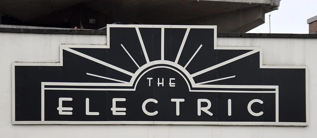 The Electric cinema sign on Station Street
