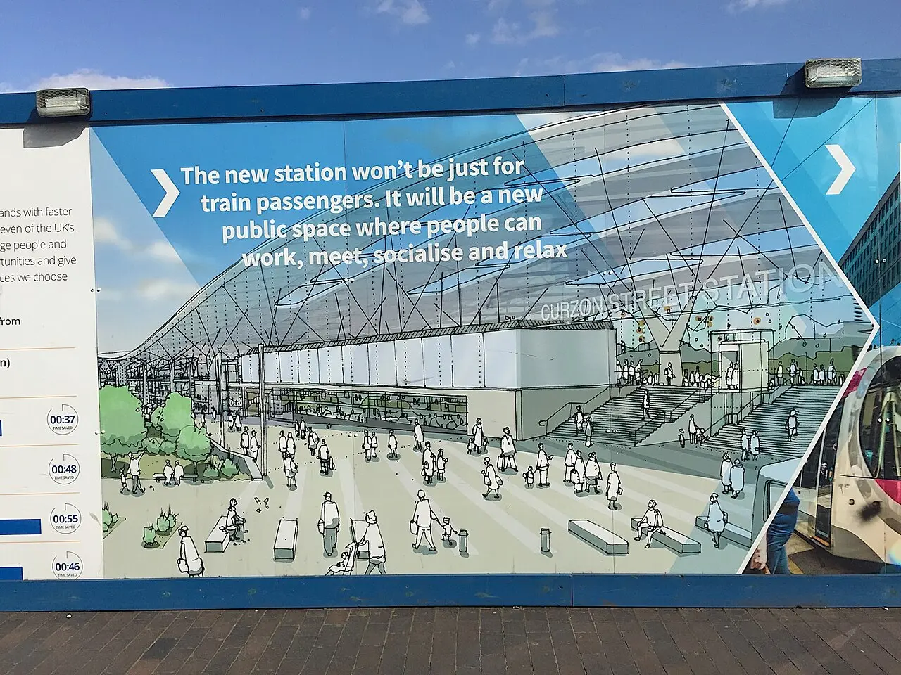 The HS2 Curzon Street station site in Eastside
