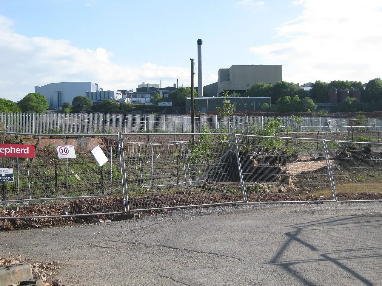 The former Longbridge car works