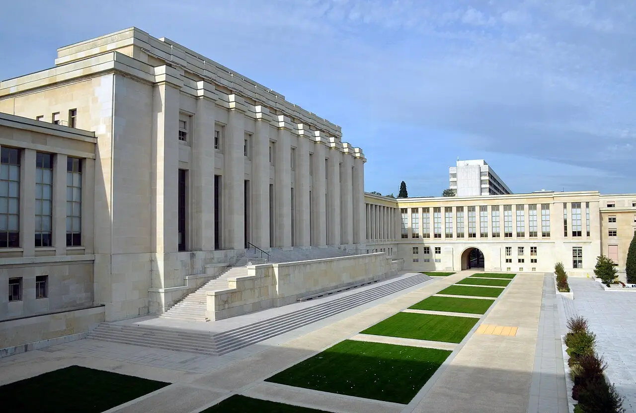 The Palace of Nations in Geneva