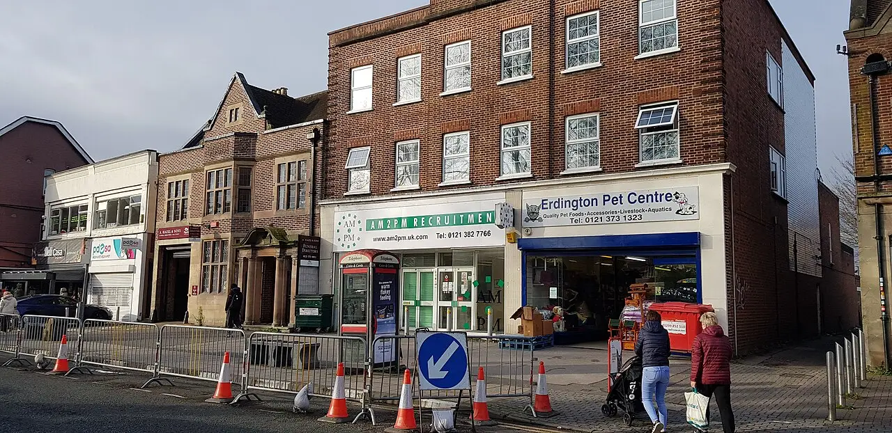 Shops on Erdington High Street