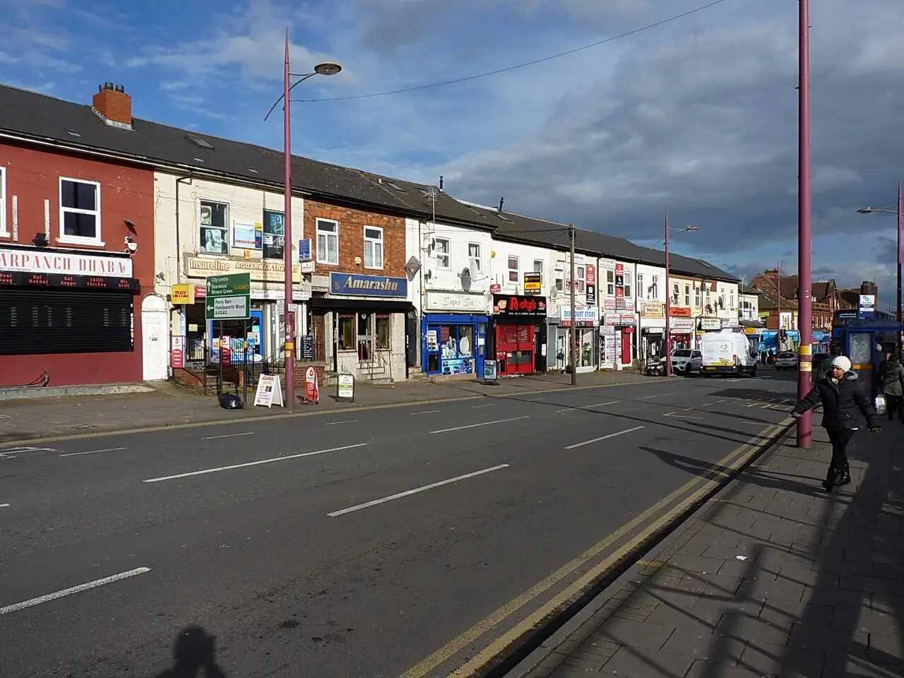 Shops on the Soho Road in Handsworth