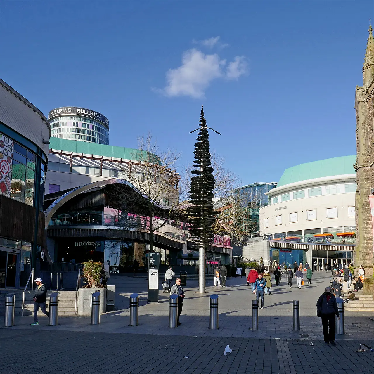 The Bullring, near where the memorial stood
