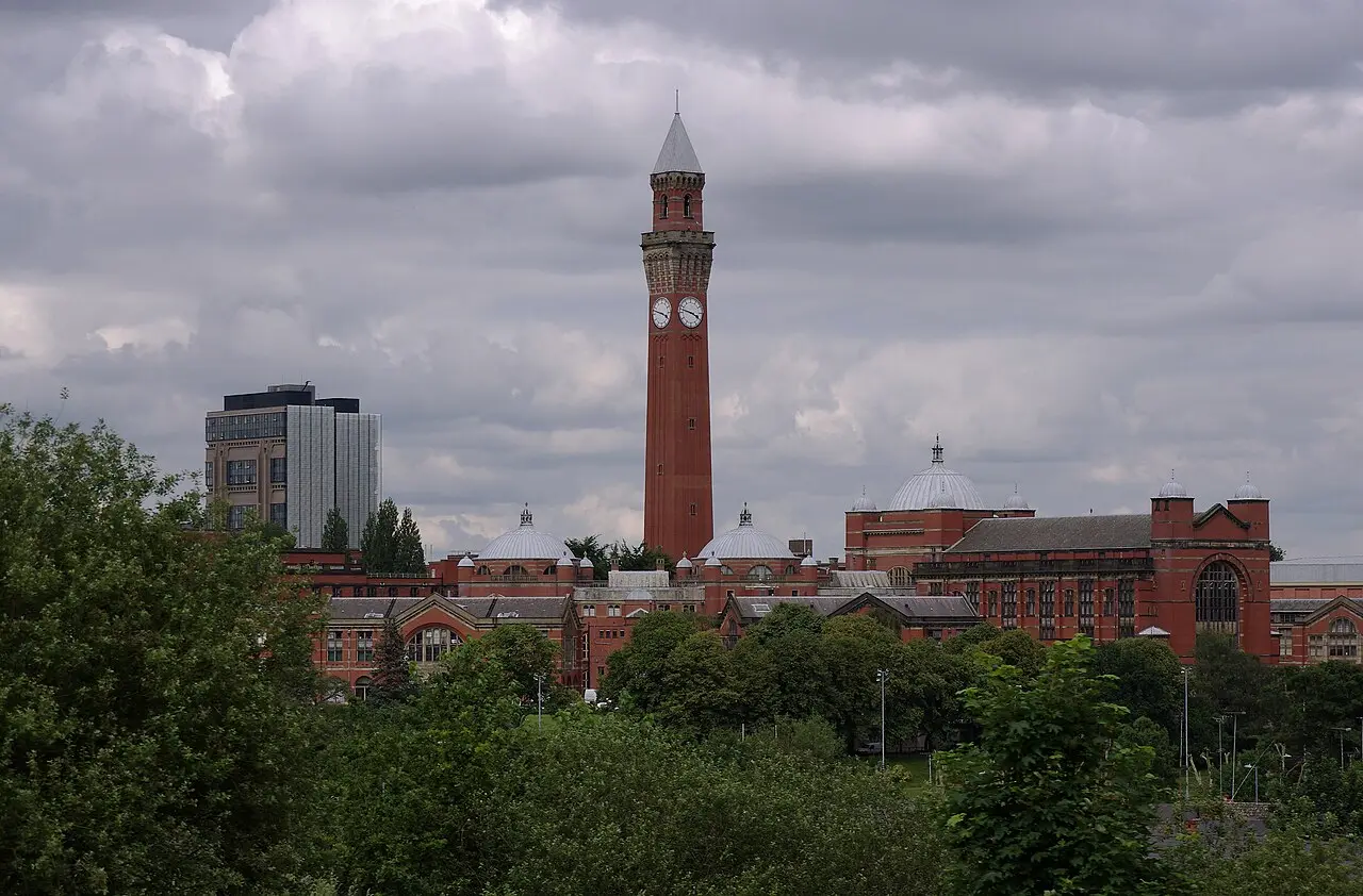 The University of Birmingham campus and Old Joe
